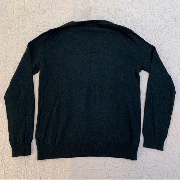 J. Crew | Charcoal Grey Cotton Cashmere Sweater - Picture 4 of 5